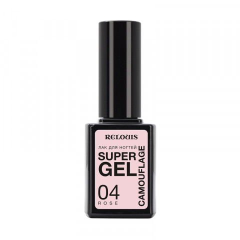 Лак д/ногтей Relouis Super Gel Camouflage тон 04 rose