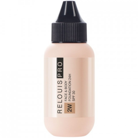 Крем тональный Relouis PRO Face&Body Foundation 24H SPF 30 тон 2W средний оливковый Крем тональный Relouis PRO Face&Body Foundation 24H SPF 30 тон 2W средний оливковый