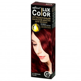 Бальзам-маска оттеночный для волос Белита COLOR LUX, тон 27 марсала, 100 мл
