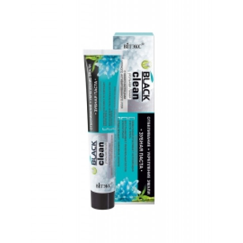 Зубная паста Витекс BLACK CLEAN Отбеливание+укрепление эмали 85г.