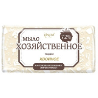 Мыло хозяйственное ЛИНОМ "Хвойное" флоу-пак, 200 г