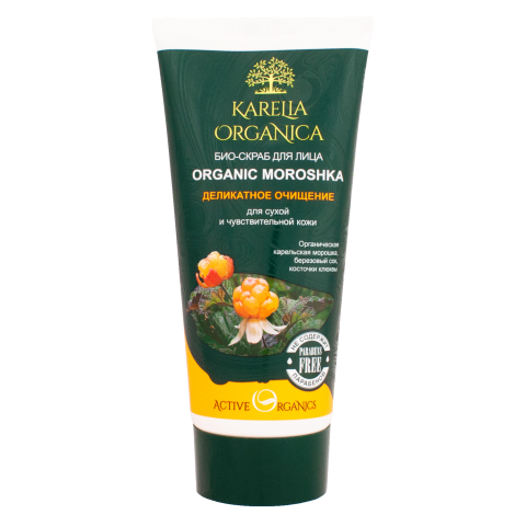 Био-скраб для лица Фратти Karelia Organica Organic Moroshka 180 мл