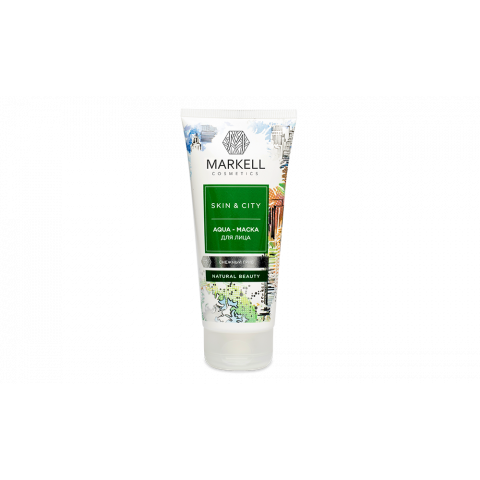 Aqua-маска для лица Skin&City снежный гриб Markell 100мл
