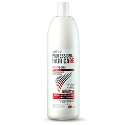 Шампунь глубоко очищающий для всех типов волос Белита Professional Hair Care 1000 мл