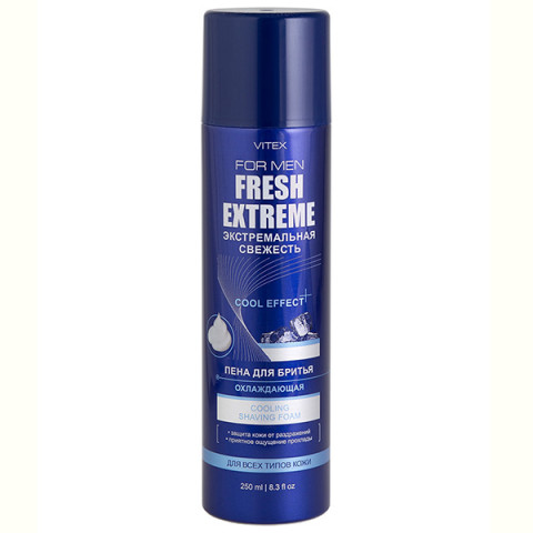 Пена для бритья Vitex For Men Fresh Extreme охлаждающая 250 мл 0,32 кг Пена для бритья Vitex For Men Fresh Extreme охлаждающая 250 мл 0,32 кг