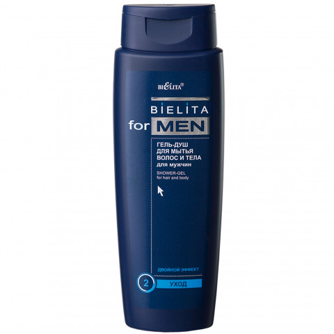 Гель-душ для мытья волос и тела Белита Bielita for MEN 400 мл
