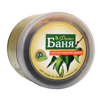 Мыло густое черное Фратти Фито Баня Дегтярное банное 500 мл
